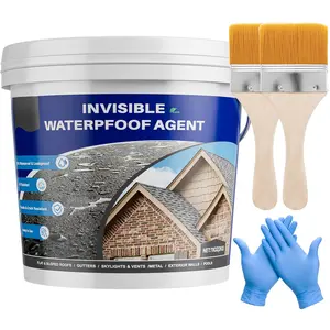 Transparent  Sealant,70oz Clear Transparent  Coating,Liquid Invisible Water Proof Agent for Roofs Walls,Garden,Bathroom,Kitchen Indoor & Outdoor Water Proof Sealant