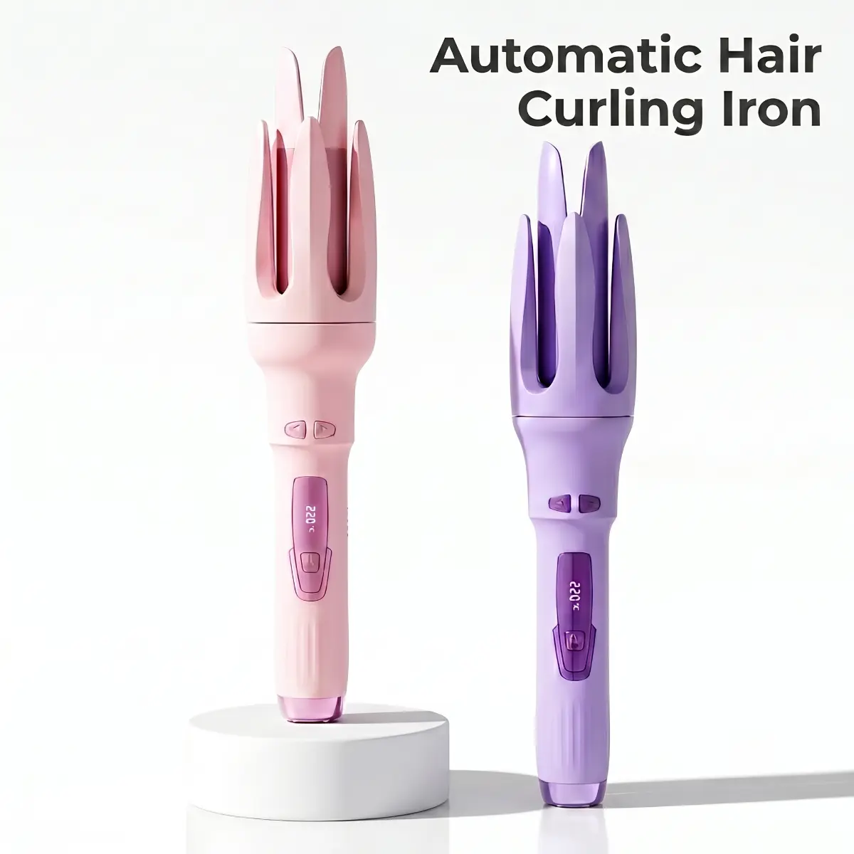 Automatic Hair Curler, 1.25 inch Curling Iron for All Hair Types, Fast Heating, Smooth & Frizz-Free Finish, Beginner-Friendly Hair Styler,Diy Hair Styler
