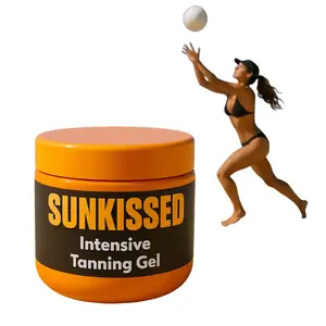 Sunkissed Intensive Tanning Gel - Organic Fast Absorbing Streak Free Tan for All Skin Types - Free from Parabens Sulfates Phthalates & Harsh Chemicals