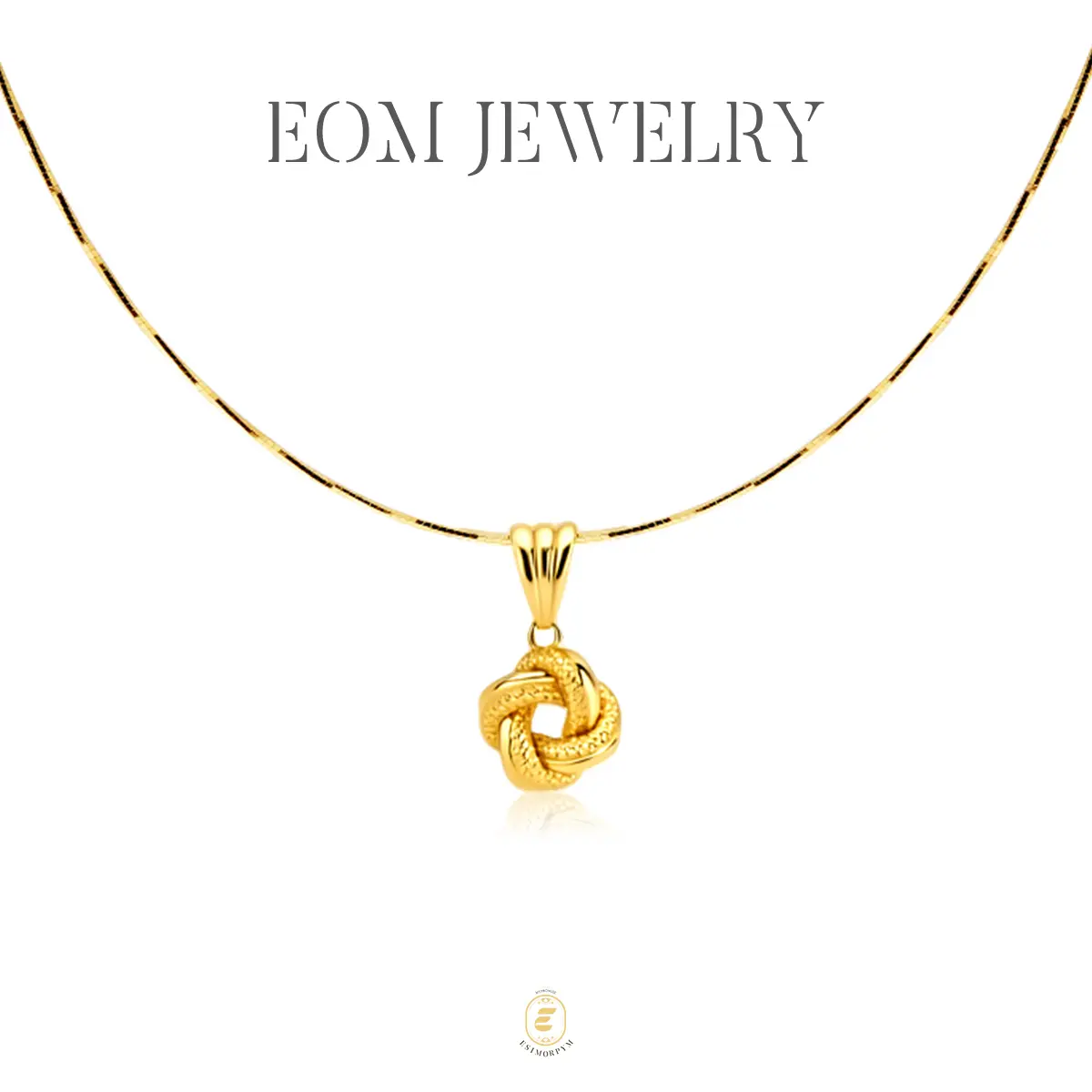 Endless Romance Love Knot Pendant Necklace Silver-Plated Jewelry Wedding Engagement Anniversary Valentine's Day Birthday Gift Daily Wear
