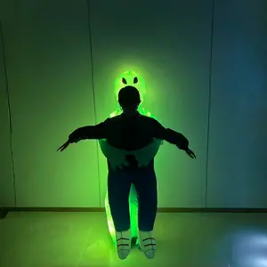 Funny Alien Costume Set for Halloween Party, Inflatable Prank, Scary Monster Role Play Props for Boys, Fun Dress Up Clothes, Costume Use