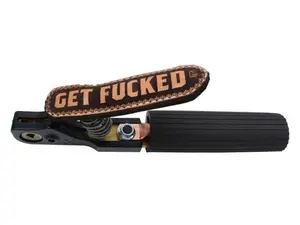 Stinger V Leather Insulator - Get Fucked