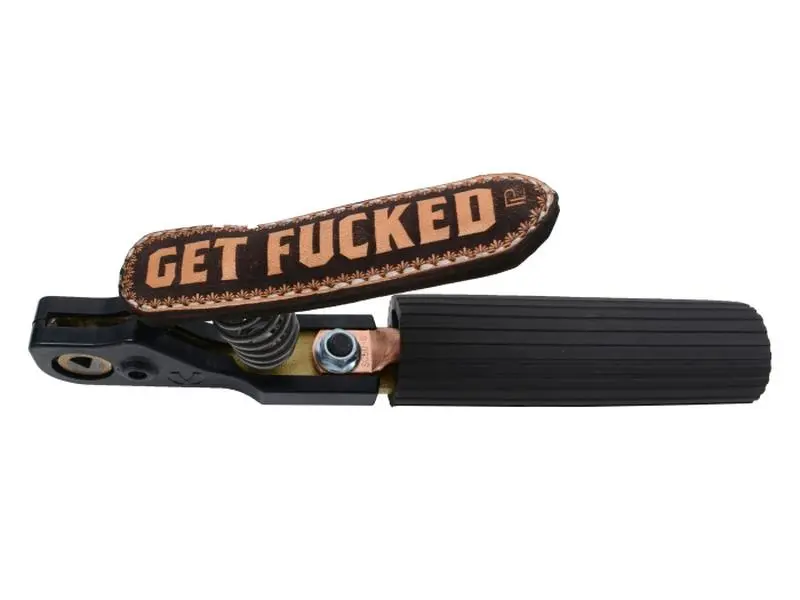 Stinger V Leather Insulator - Get Fucked