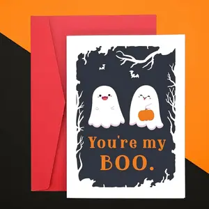 Valentine Day Gift  Boo Basket Stuffers for Her Him Gifts for Women Adult Spooky Basket Stuffers Boyfriend Girlfriend Couple Gifts for Women Cards You Are My Boo Card Anniversary Valentines Gift