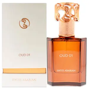 Swiss Arabian Oud 01 – 1.7 oz EDP Spray – Long-Lasting Bold, Seductive Signature Scent from Dubai