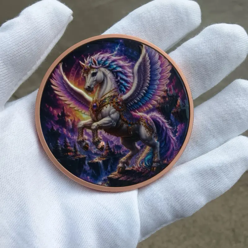 Pegasus Baby and Adult 5 oz Copper Round