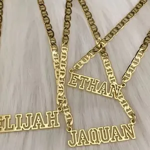 Customized Nameplate Necklaces Customized Nameplate Necklaces