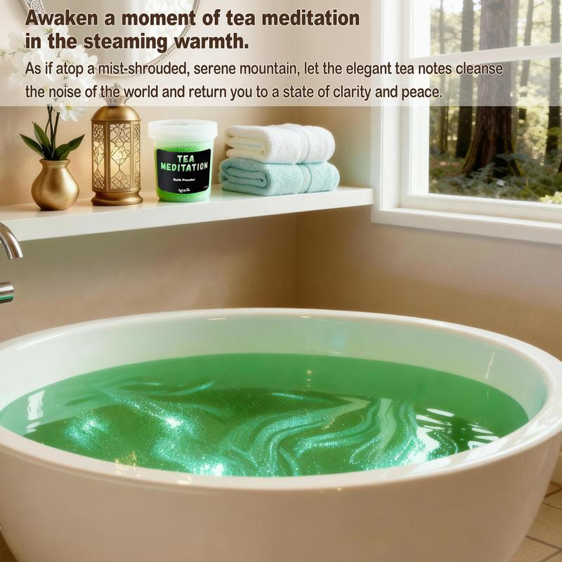 2PCS Sparkle Bath bomb Powder, Aesthetic Sparkle Bath Bomb Powder Gift Set, 2-Pack Pink & Green Glitter Bath Dust with Natural Essential Oils, Relaxing Spa Day Soak for Women, Christmas Self-Care Gift I