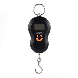 Portable Digital Scale for Home Use, High Precision Mini Travel Scale Up to 50kg, Lightweight Handheld Electronic Weighing Scale