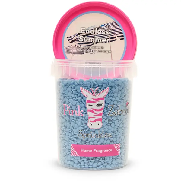 ENDLESS SUMMER Pink Zebra Non-Toxic Wax Melt Sprinkles 3.75 oz Bag NEW!