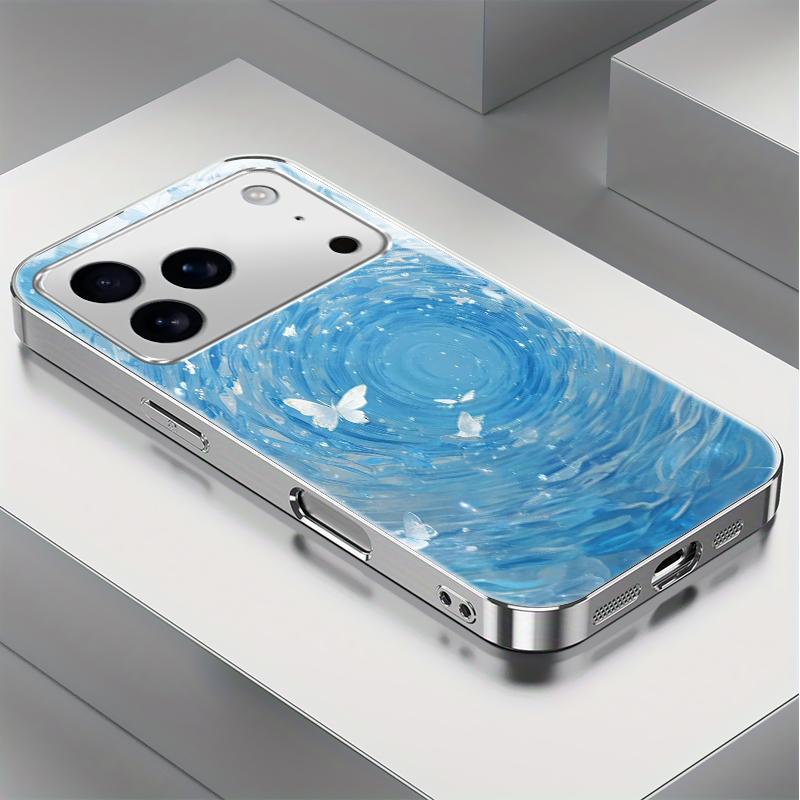 Butterfly Water Reverie 2D pattern Case suitable for iPhone 17 Pro Max ...