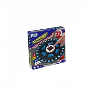 Letter Board Game with Timer, Quick Word Game, 36 Cards, Family Tabletop Game, Educational Party Toy, Ideal for Home Use
