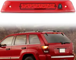 Nilight Third Brake Light Tail High Mount 3rd Stop Lights Red Lens Compatible with Jeep Grand Cherokee 2005 2006 2007 2008 2009 2010 Van SUV Rear Center Cab Lamp