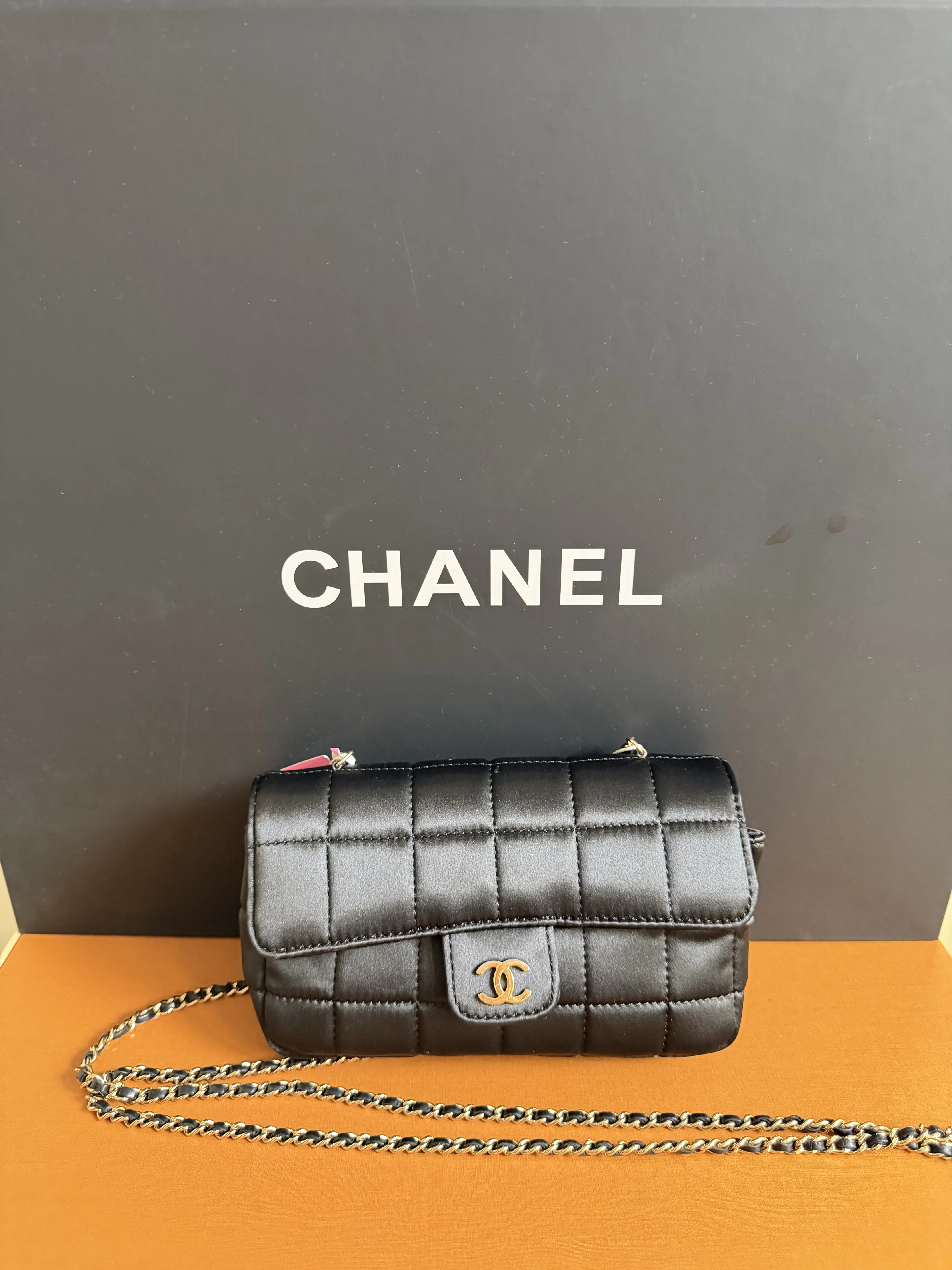 Pre-owned CHANEL Nylon Small Hand Shoulder Bag CC0292
