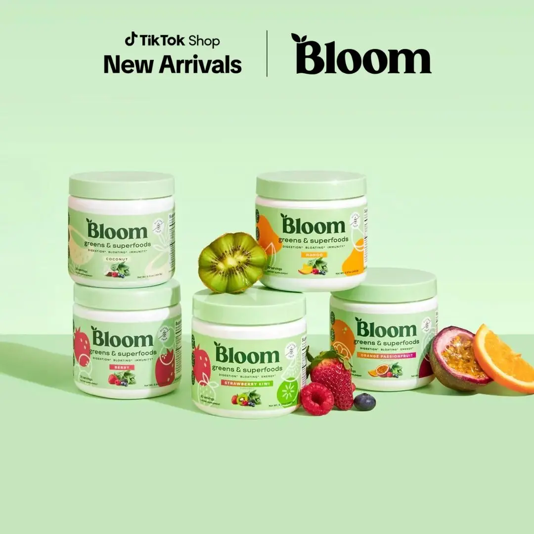 Bloom Nutrition Greens & Superfoods Powder (30 Servings) 2 Pack