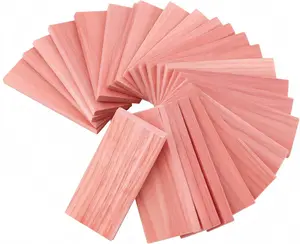 24Pcs American Cedar Blocks for Closet Storage,Cedar Planks Chips for Closet Drawers Organization,100% Natural Aromatic Red Cedar Blocks,100% Natural Red Cedar Wood Chips