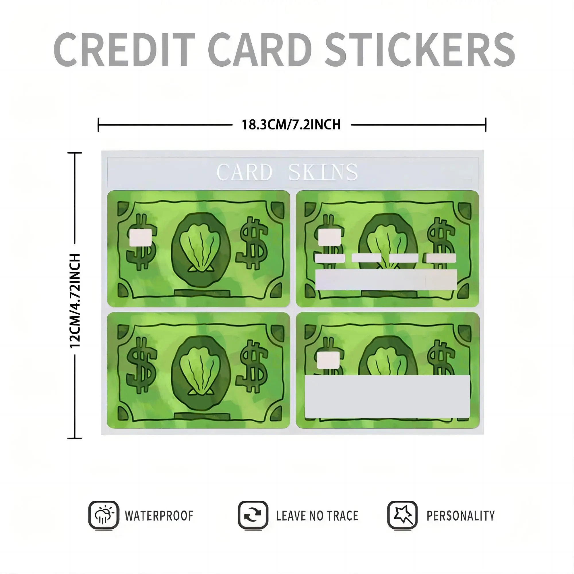 credit card sleeve sticker Credit Card w/ Chip SVG Download — The Glitter Guy main image 1