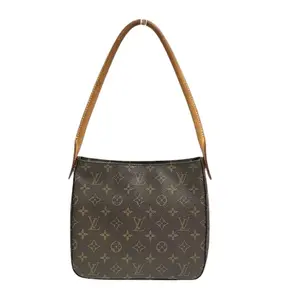 Pre-owned Louis Vuitton Canvas Shoulder Bags Looping MM Monogram Shoulder Bag