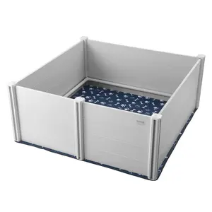 Dog Whelping Box, 59.8x 59.8x 24.0in Whelping Box for Dogs and Puppies, Whelping Pen for Puppies, Dog Birthing Box with Rails and Washable Pee Pad, Whelping Box for Large Breed Dogs, White