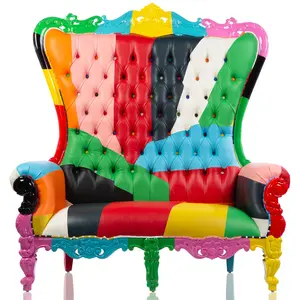 The Balvin Double Throne Chair (Multicolored)