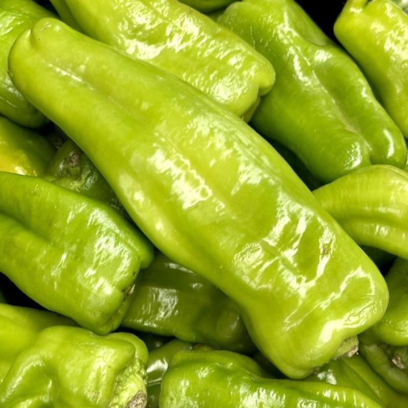 Cubanelle Sweet Pepper Seeds Organic (Capsicum annuum) – Sweet, thin-walled peppers; ideal for frying or stuffing, called Italian Frying Pepper.