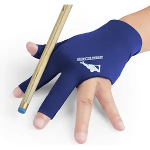 1pc Quick-Dry Breathable Billiard Pool Gloves, Shooters Snooker Cue Sport Glove for Left or Right Hand Option