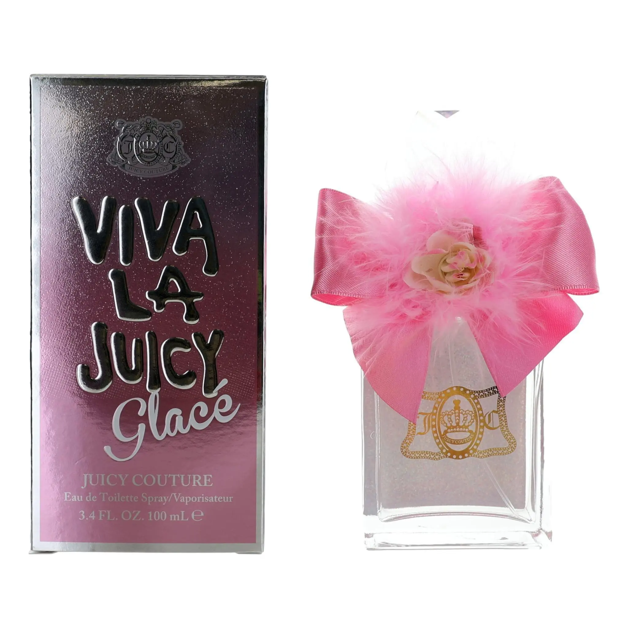 Women's JC Juicy Couture Viva La Juicy Glace Playful Fragrance, 3.4 oz (100ml) Eau de Toilette (EDT) Spray Bottle