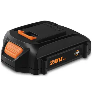 20V 4Ah Compact Battery for Worx 20V Battery 2.0Ah WA3520 WA3525 WA3575 Compatible with WG630 WG322 WG543 WG163 20 Volts Lithium Ion Battery