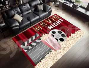 Home Cinema Rug, Movie Room Rug, Movie Night Area Rug, Movie Rug, Movie Area Rug, Movie Theater Rug, Home Theater Rug, Movie Room Area Rug