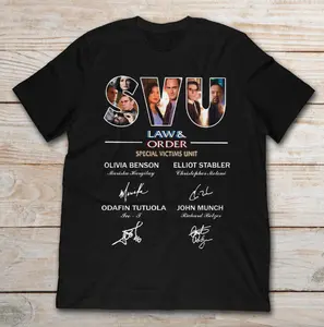 SVU Law And Order Special Victims Unit T-Shirt Tee Navi