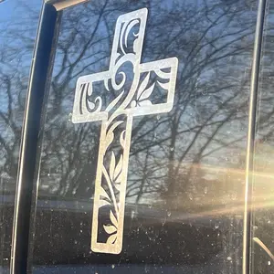 Tooled Cross 10inch Chrome