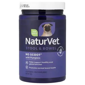 NaturVet No Scoot® With Pumpkin, Stool & Bowel, For Dogs, 5.4 oz (155 g)