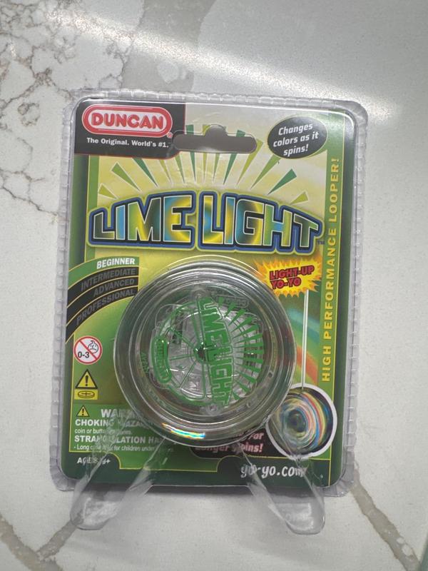 Duncan Toys Limelight LED Light-Up Yo-Yo, Beginner Level Yo-Yo with LED Lights, Colors May Vary