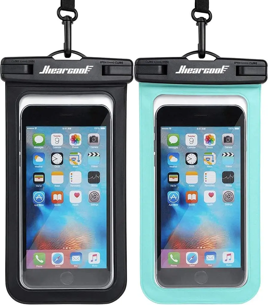 Waterproof Phone Pouch, Waterproof Phone Case for iPhone 17 16 15 14 13 Pro Max, IPX8 Cellphone Dry Bag Beach Cruise Ship Essentials 2Pack-8.3"