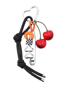Cute Cherry Design Keychain, Fashionable Keychain Lanyard for Women & Men, Trendy All-match & Exquisite Keychain for Birthday Gift