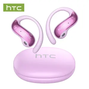 HTC NE19 Earphones True Wireless Bluetooth OWS Headphones, Bluetooth 6.0 Touch Control Light-Weight Headphones Built-in Mic Support Playing Music Phone Calls Headphones