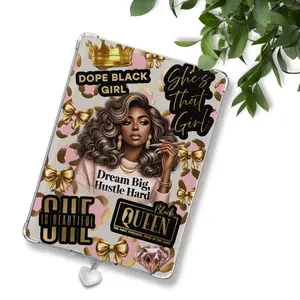 Dope Black Girl Alexis Sticker Look Kindle Insert for Clear Case | Bookish Accessories