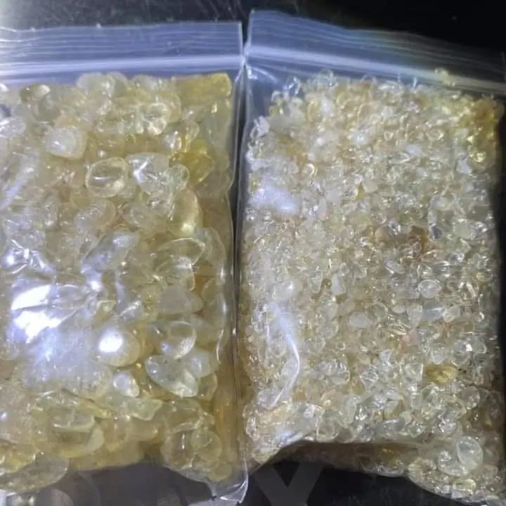 Citrine Crystal Chips, 2oz Natural Gemstone Pieces for Jewelry Making, Craft Projects