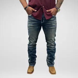 Men's De Niko Slim Straight Boot Denim (DN-V1803)