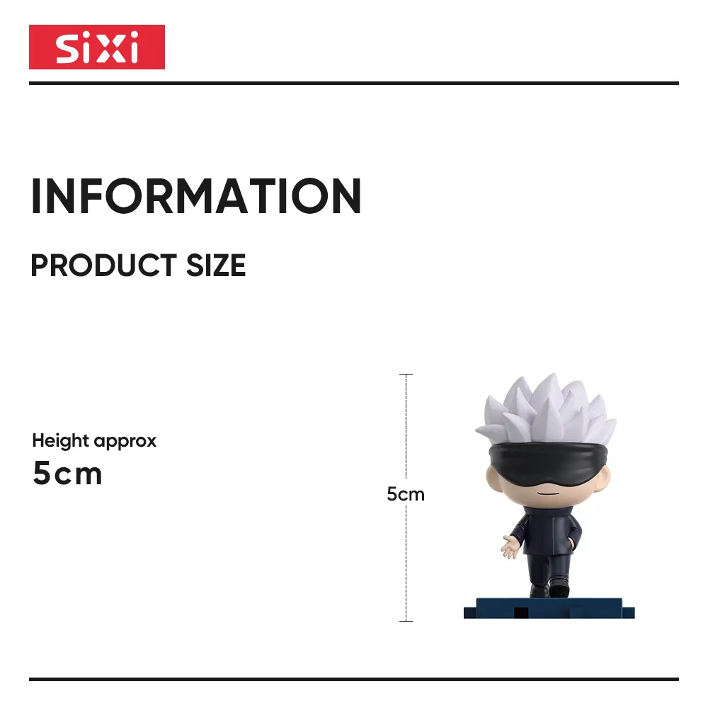 EAKI&SIXI Officially Licensed Jujutsu Kaisen Blind Box - Authentic Premium Vinyl Collectible, Higher Odds for Rare Hidden Chase Ryomen Sukuna & Yujii Itadori, Cute Collectibles, Stocking Surprise, Room & Figure Decor for Anime Collectors, Collectible De