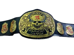 SMOKING SKULL Stone Cold World Heavyweight Championship Replica Title Belt Adult2mm