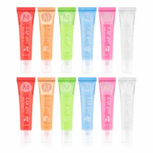 12-Piece Tinted Lip Gloss Set, Assorted Mini Glossy Lip Makeup Tubes, Lightweight Shine Finish, Daily Makeup & Gift Set