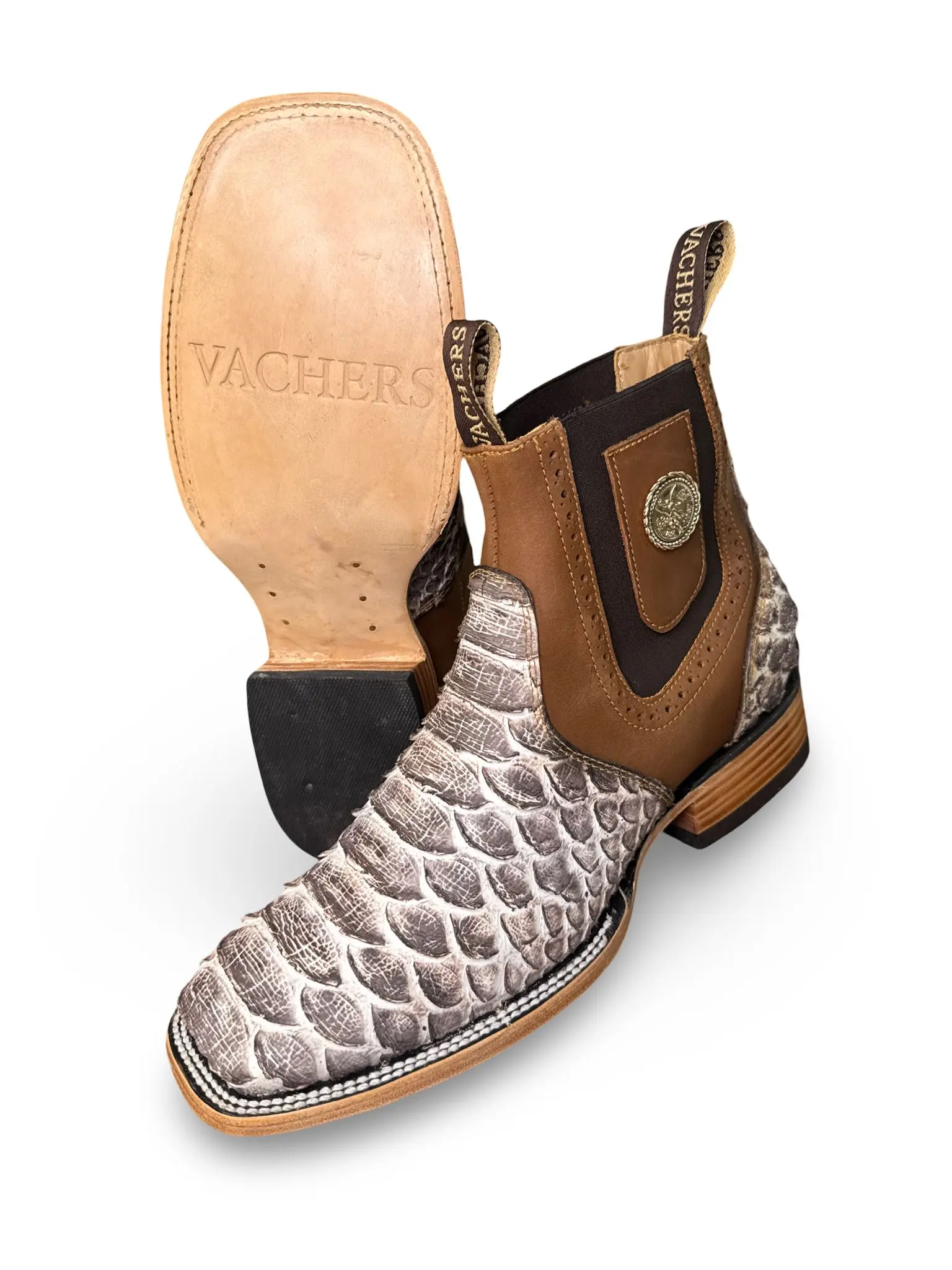 Botin Vaquero Print Ostion Piton Para Caballero