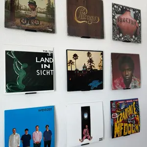 Vinyl Record Shelf Album Wall Mount Display