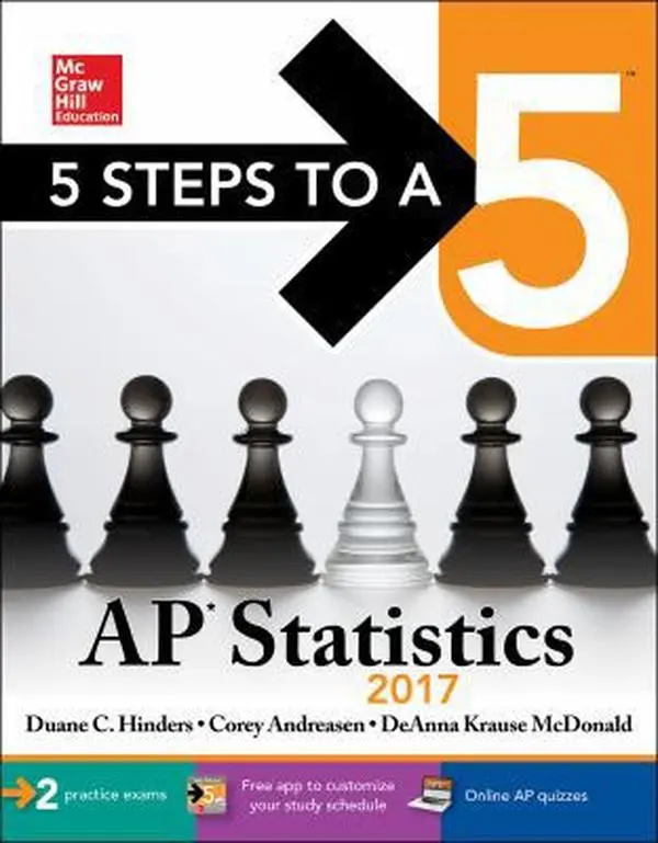 USED-5 Steps to a 5 AP Statistics 2017 (McGraw-Hill 5 Steps to A 5) by Corey Andreasen (Paperback)