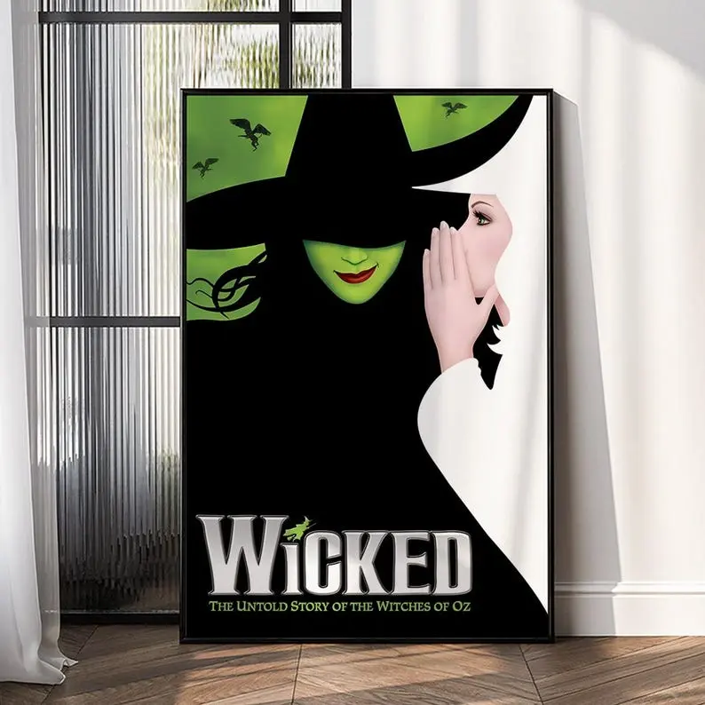Wicked Movie Poster - Wall Art - Home Decor - Print Gift