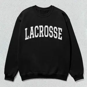 Lacrosse Sweatshirt Collegiate Crewneck Sweater Unisex