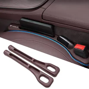 2pcs Car Seat Gap Filler, Side Seam Leak-Proof Strip for Tesla Model 3 Model S X Model Y, Juniper Roadster Spacex Protector Holder Accessories
