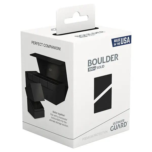 Ultimate Guard Boulder 100+ Solid: Black