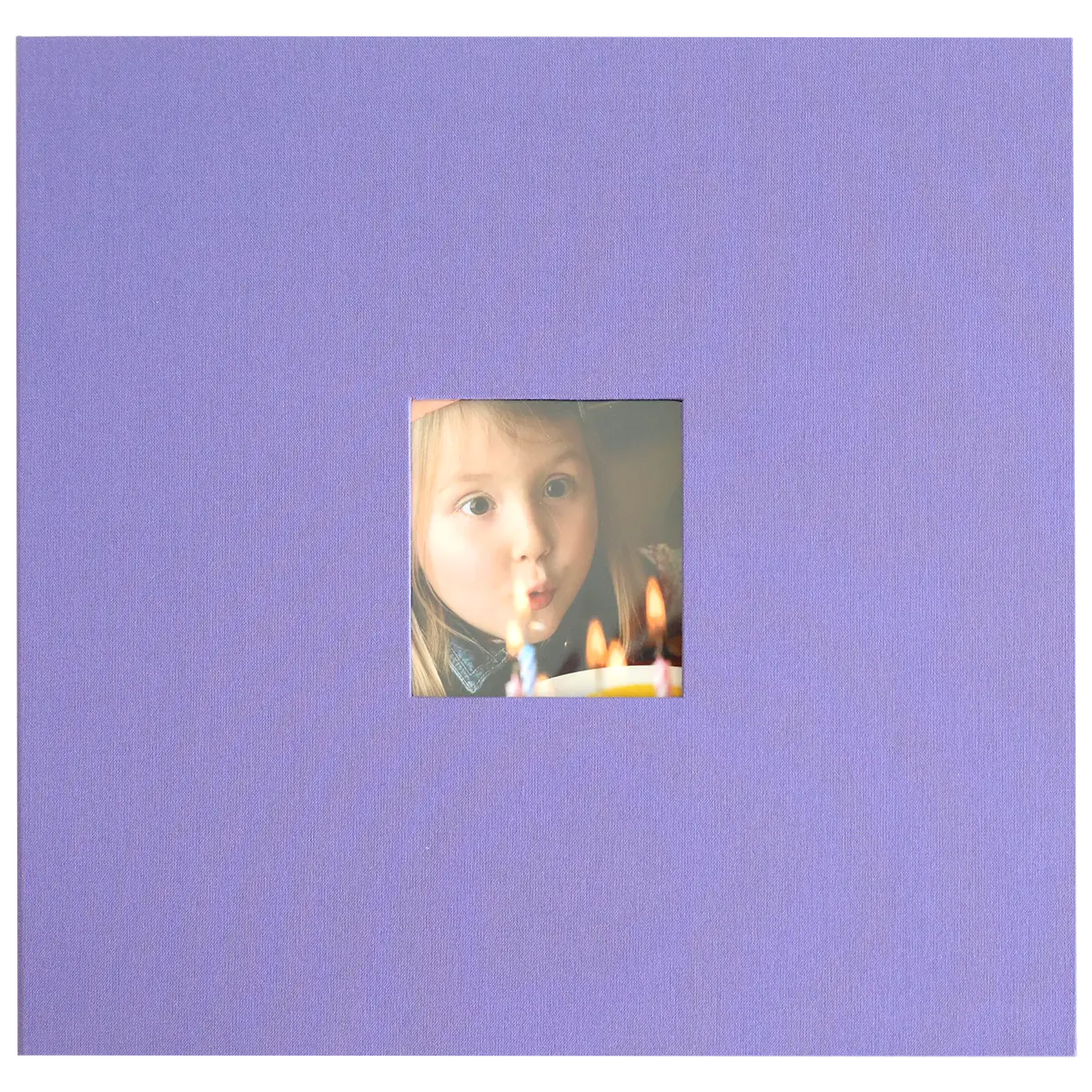 Charlie Purple Post Bound Scrapbook Album